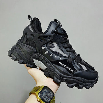 Xajzpa Men's Vulcanized Shoes Luxury Sneakers Harajuku Chunky Sneakers Autumn Running Footwear Male High Fashion Zapatos Hombre